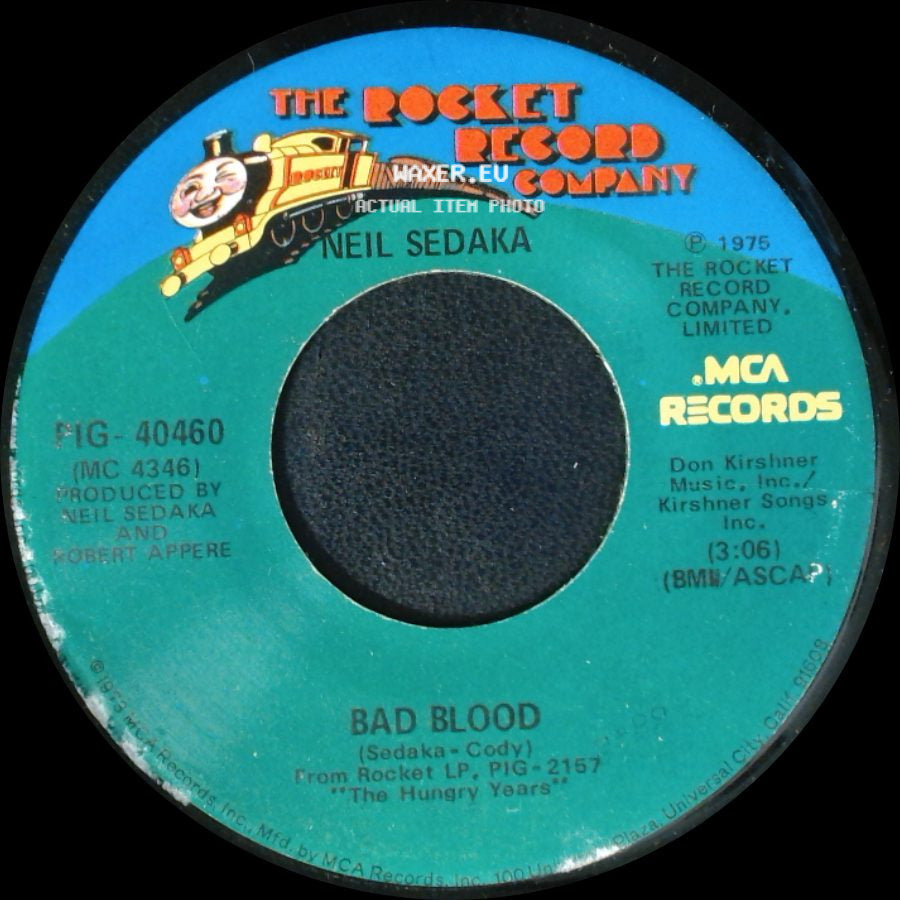 Neil Sedaka - Your Favorite Entertainer / Bad Blood side B