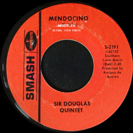 Sir Douglas Quintet - I Wanna Be Your Mama Again / Mendocino side B