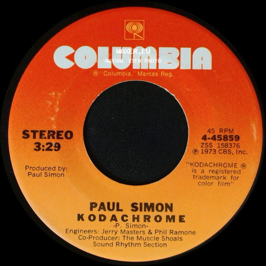 Paul Simon - Tenderness / Kodachrome side B