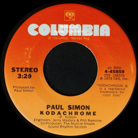 Paul Simon - Tenderness / Kodachrome side B