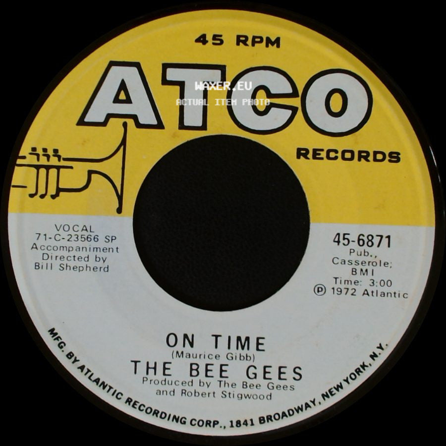 The Bee Gees - My World / On Time side B