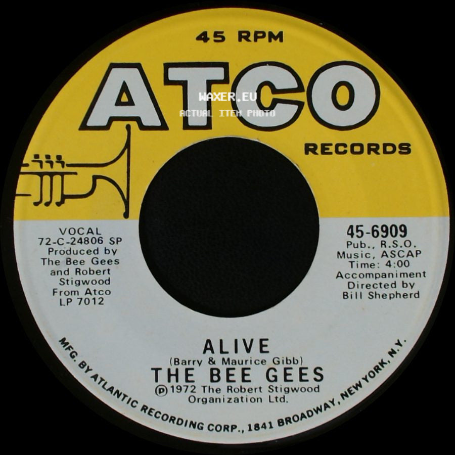 The Bee Gees - Paper Mache, Cabbages And Kings / Alive side B