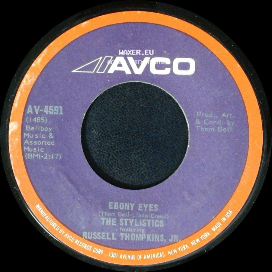 The Stylistics Featuring Russell Thompkins, Jr. - Ebony Eyes / Betcha By Golly, Wow side A
