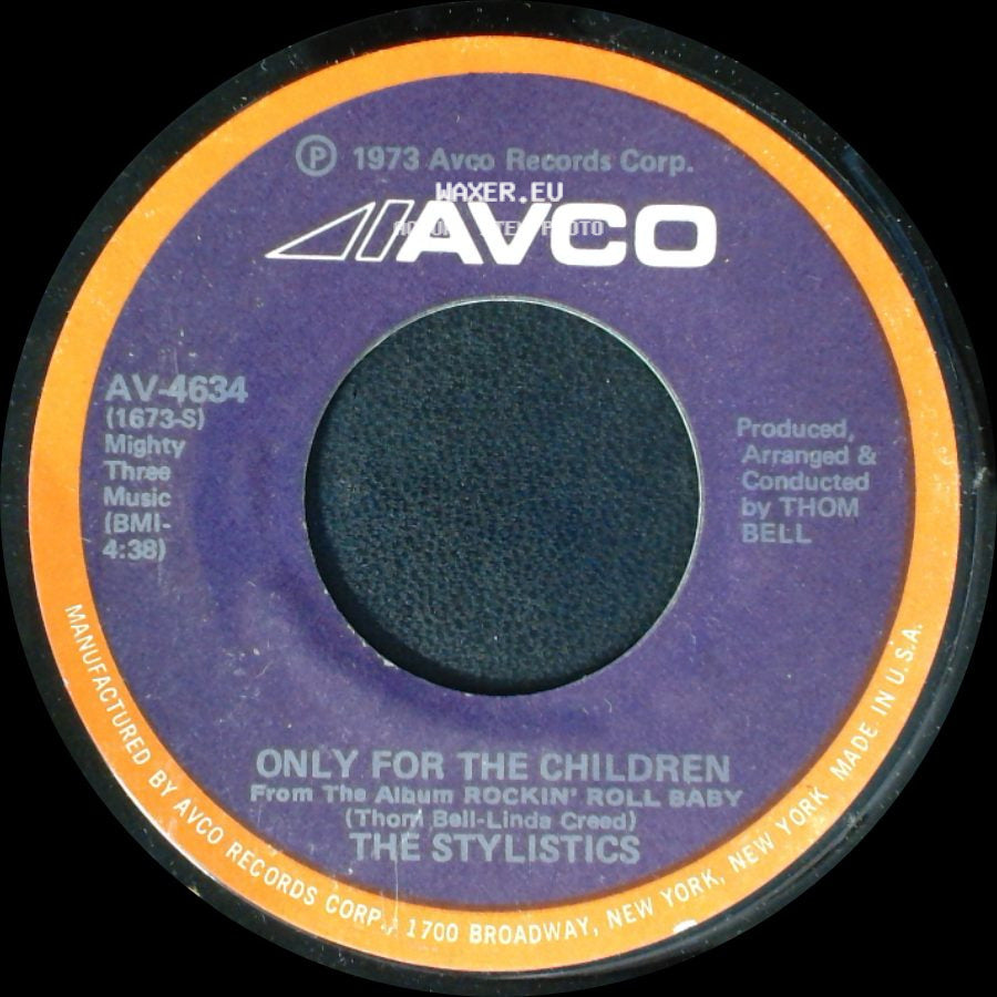 The Stylistics - Only For The Children / You Make Me Feel Brand New side A