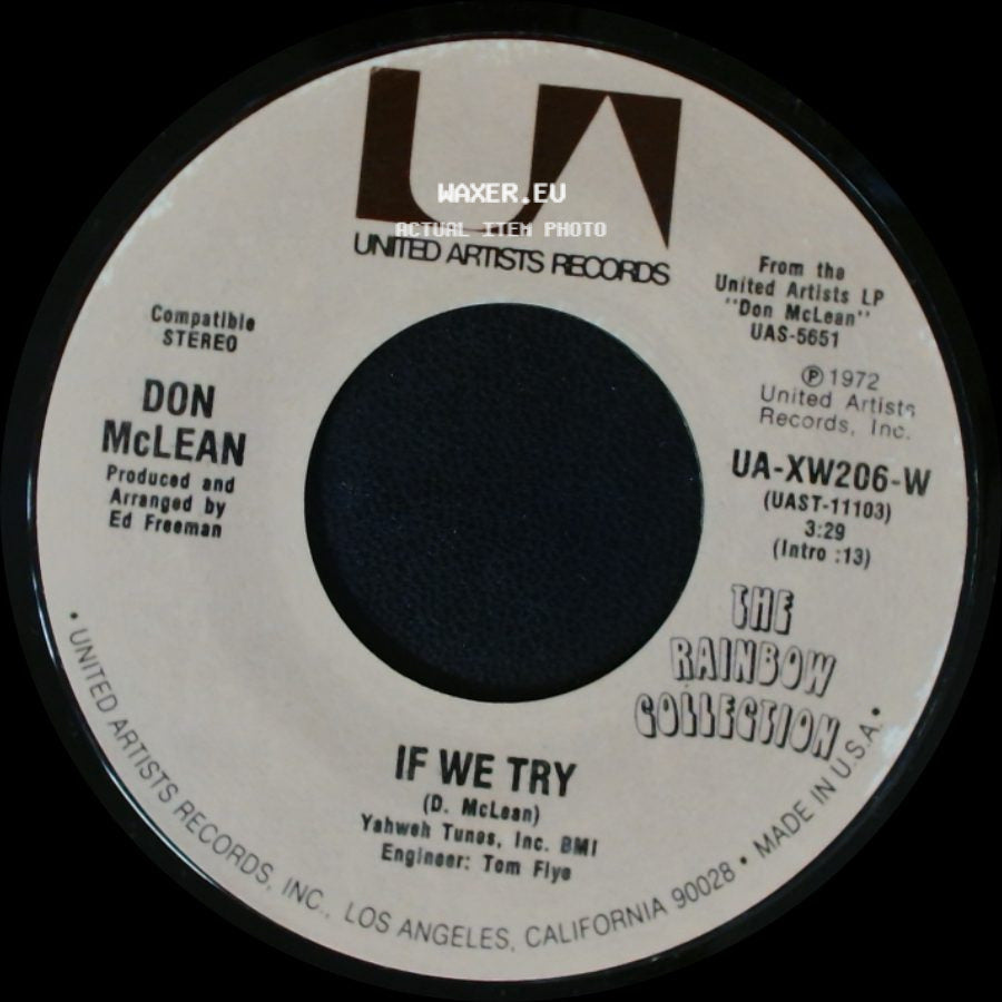 Don Mclean - If We Try / The More You Pay (The More It's Worth) side A