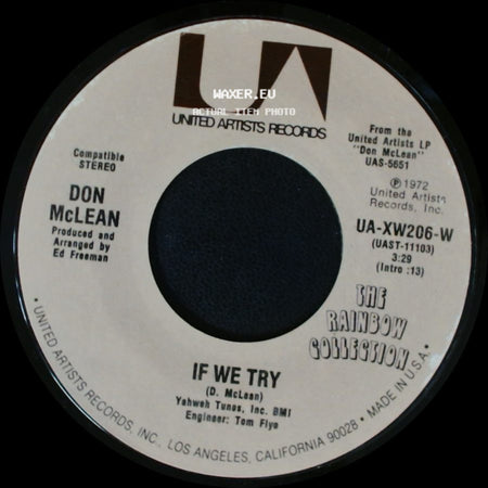 Don Mclean - If We Try / The More You Pay (The More It's Worth) side A