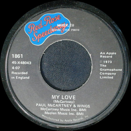 Paul Mccartney & Wings - My Love / The Mess side A