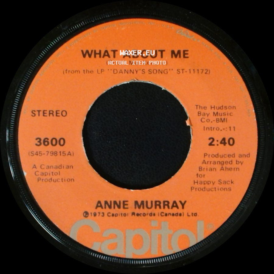 Anne Murray - What About Me / Let Sunshine Have Its Day side A