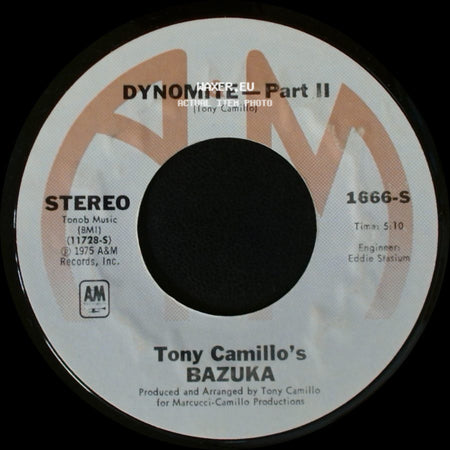 Tony Camillo's Bazuka - Dynomite - Part Ii / Dynomite - Part I side A