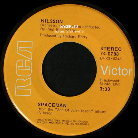 Nilsson - Spaceman / Turn On Your Radio side A