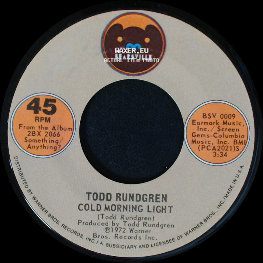 Todd Rundgren - Hello It's Me / Cold Morning Light side B