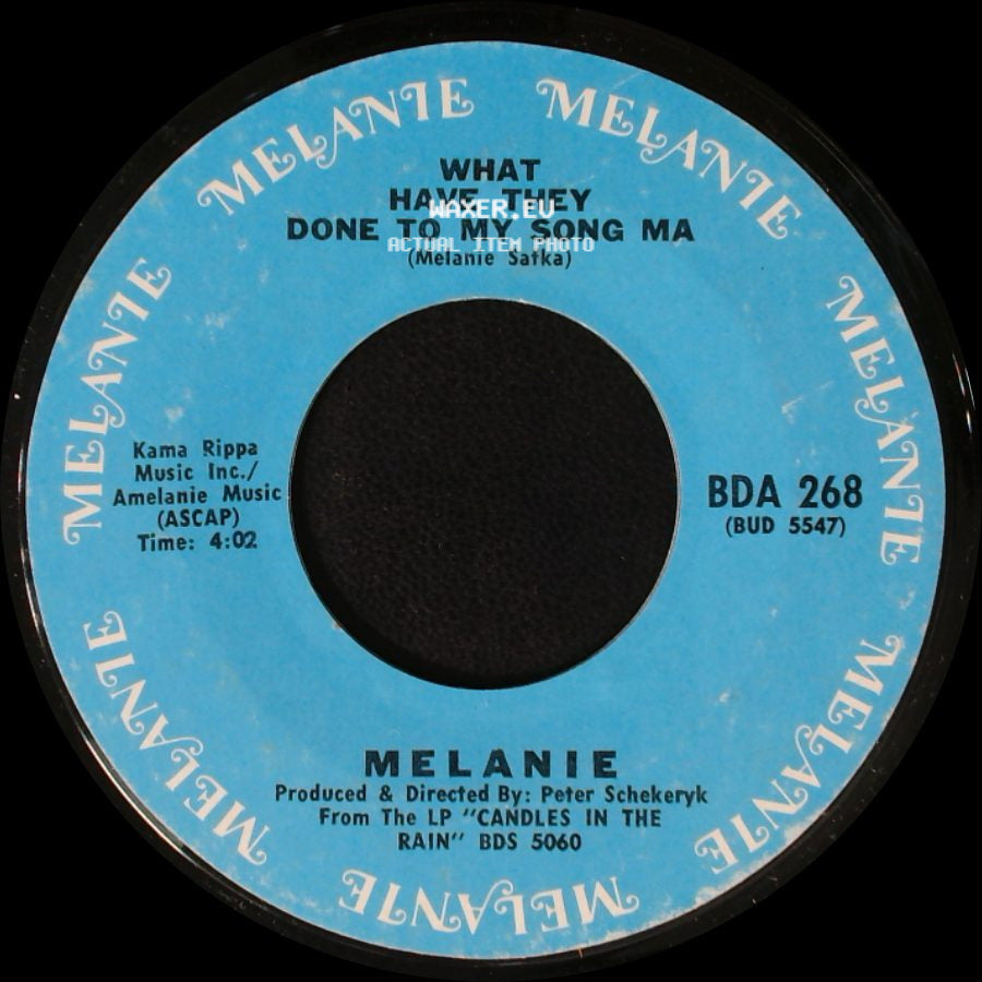 Melanie - What Have They Done To My Song Ma / The Nickel Song side A