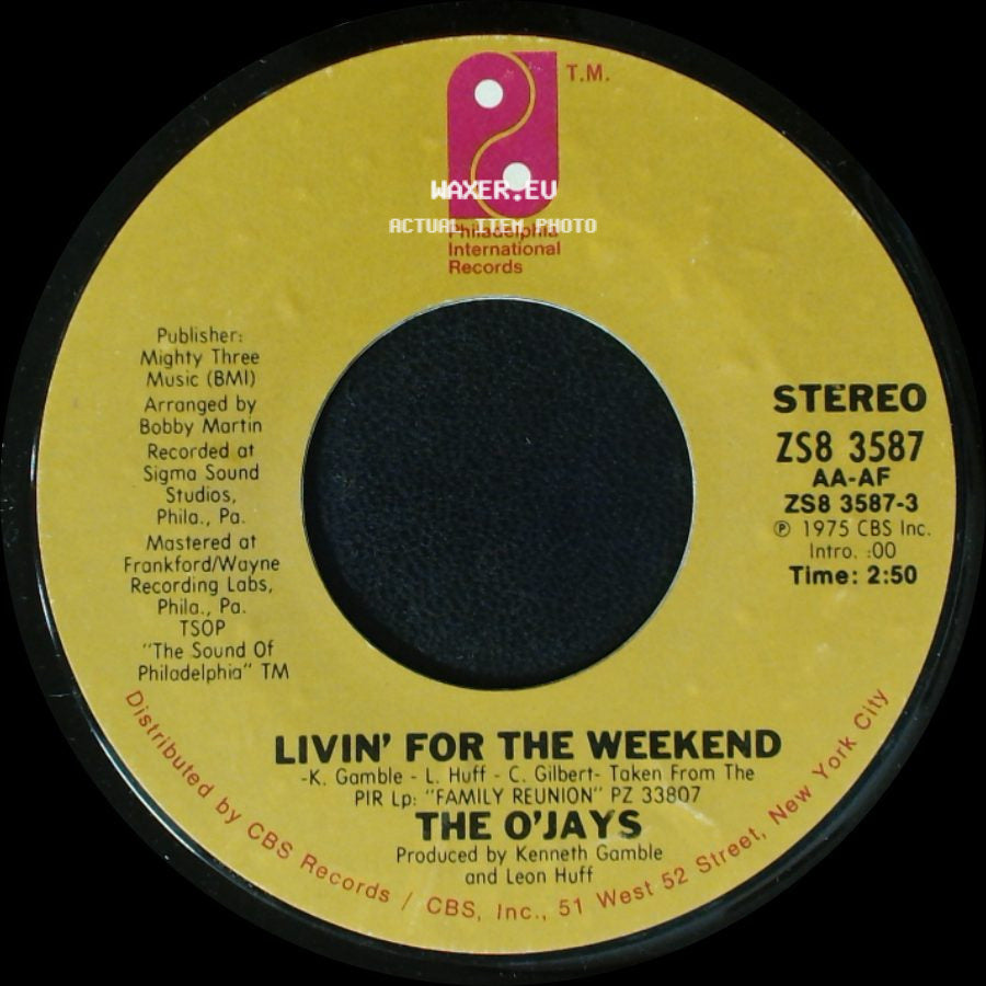 The O'jays - Livin' For The Weekend / Stairway To Heaven side A