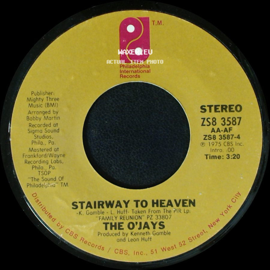 The O'jays - Livin' For The Weekend / Stairway To Heaven side B