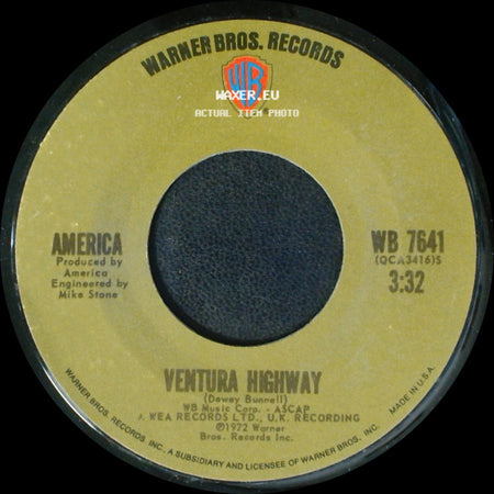 America - Ventura Highway / Saturn Nights side A