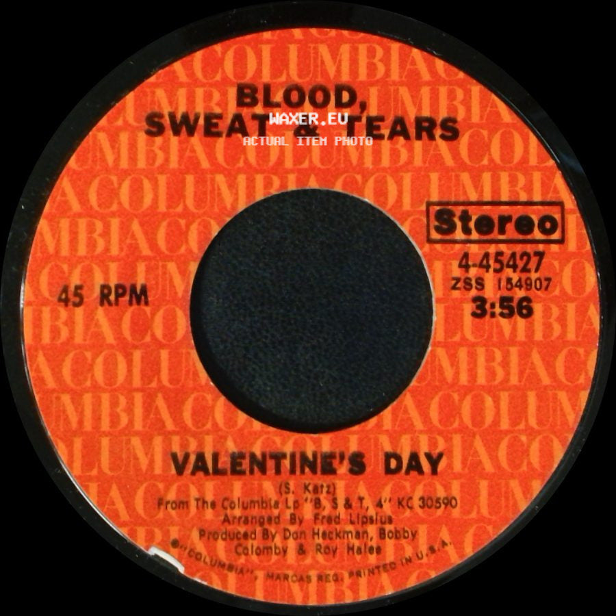 Blood, Sweat & Tears - Go Down Gamblin' / Valentine's Day side B
