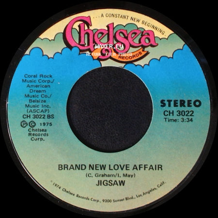 Jigsaw - Sky High / Brand New Love Affair side B