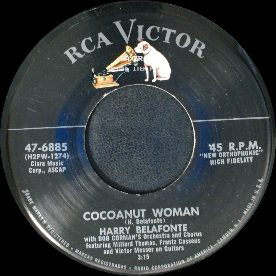 Harry Belafonte - Island In The Sun / Cocoanut Woman side B