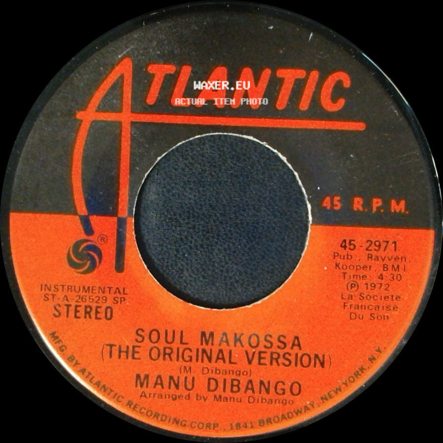 Manu Dibango - Soul Makossa (The Original Version) / Lily side A