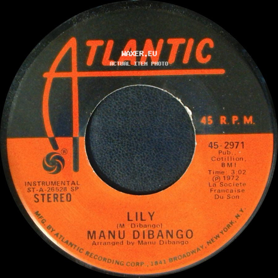 Manu Dibango - Soul Makossa (The Original Version) / Lily side B
