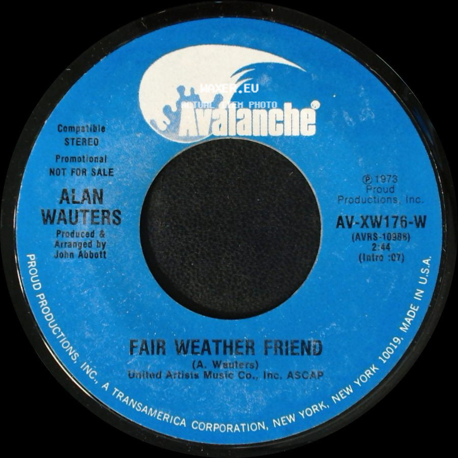 Alan Wauters - Fair Weather Friend / Fair Weather Friend side A