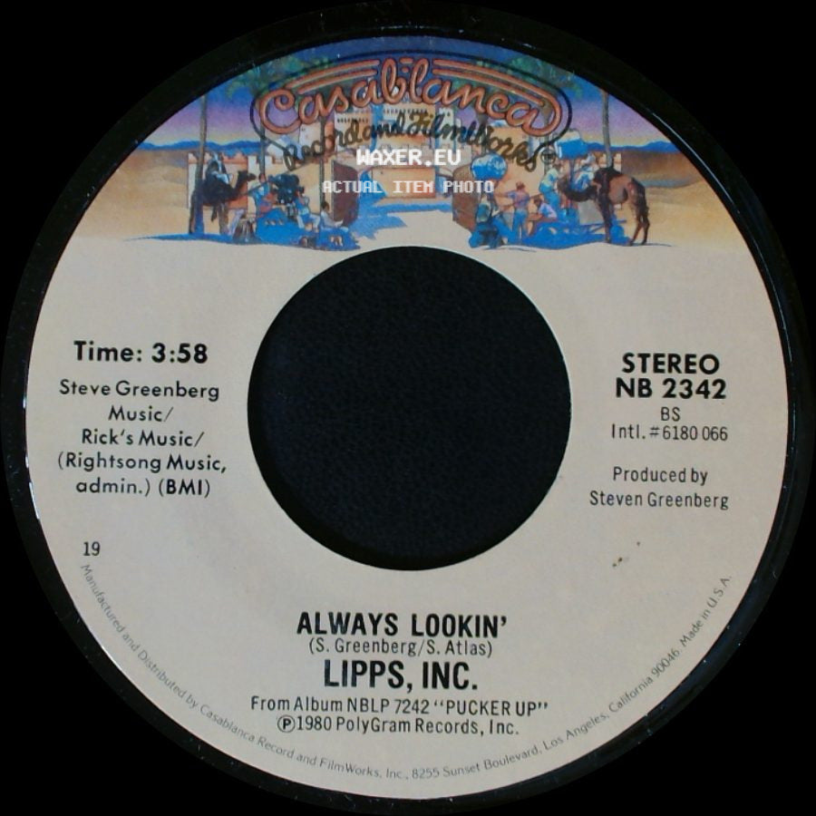Lipps, Inc. - Always Lookin' / Hold Me Down side A