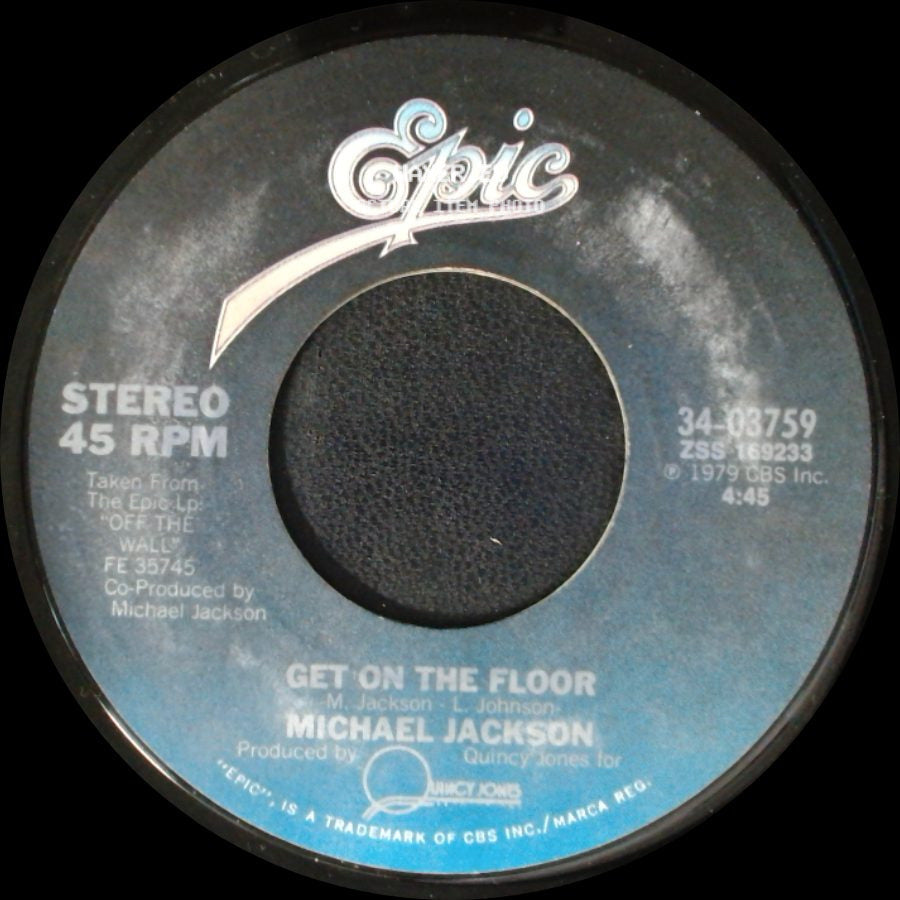 Michael Jackson - Get On The Floor / Beat It side A