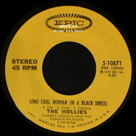 The Hollies - Look What We've Got / Long Cool Woman (In A Black Dress) side B