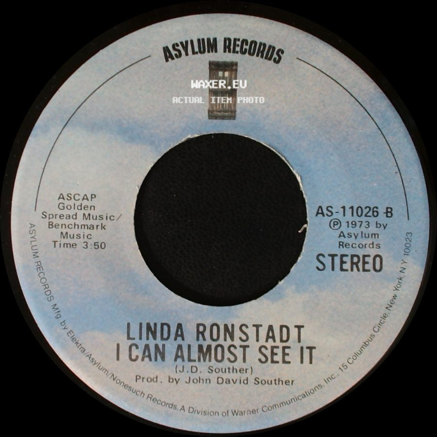 Linda Ronstadt - I Can Almost See It / Love Has No Pride side A