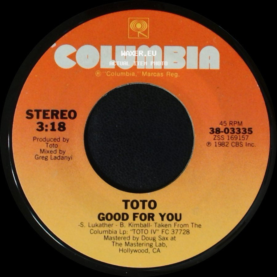 Toto - Good For You / Africa side A