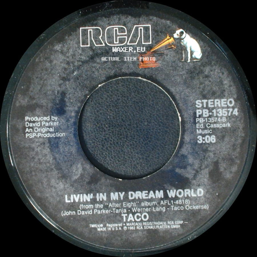 Taco - Puttin' On The Ritz / Livin' In My Dream World side B