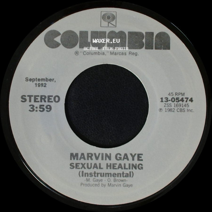 Marvin Gaye - Sexual Healing / Sexual Healing (Instrumental) side B