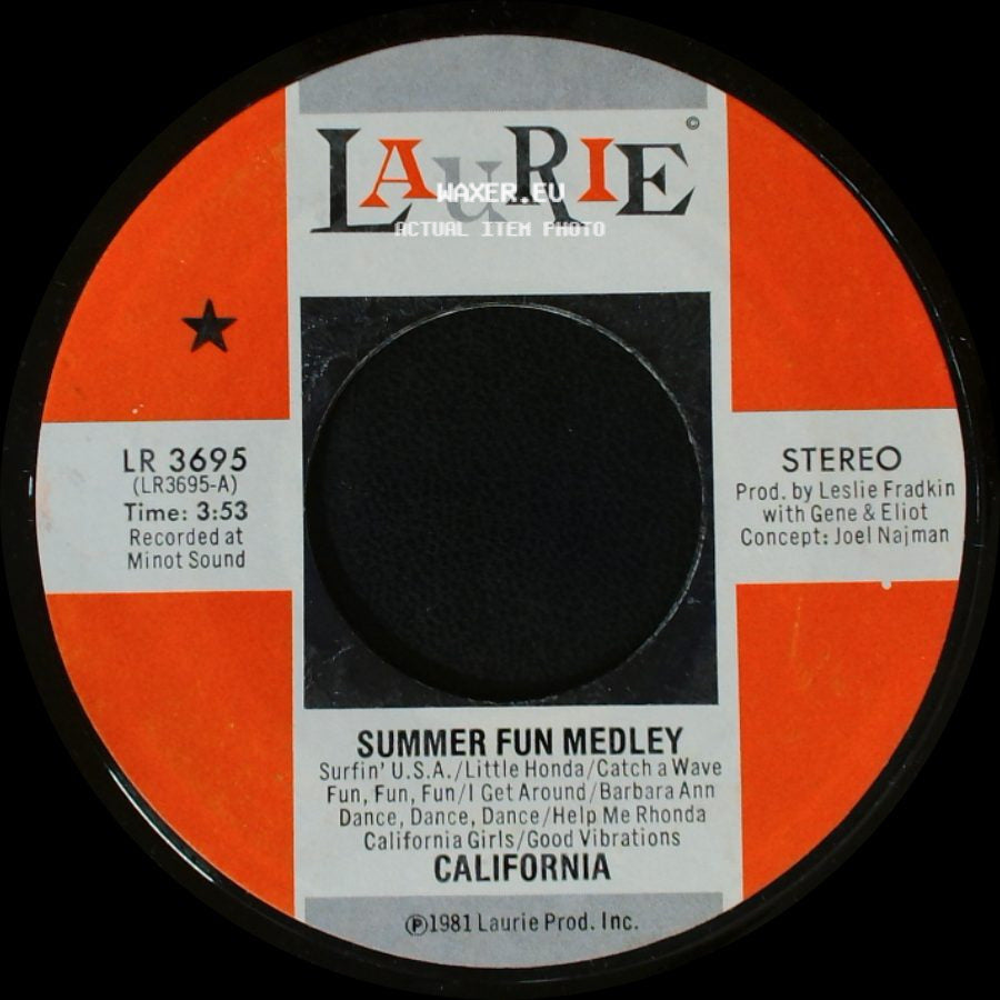 California - Summer Fun Medley / Paris (1945) side A