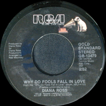 Diana Ross - Mirror, Mirror / Why Do Fools Fall In Love side B