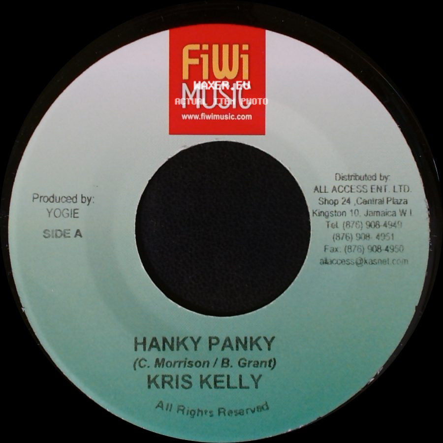 Kris Kelly / Brah Yhan - Hanky Panky / Rocking The Blues side A