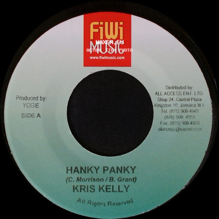 Kris Kelly / Brah Yhan - Hanky Panky / Rocking The Blues side A
