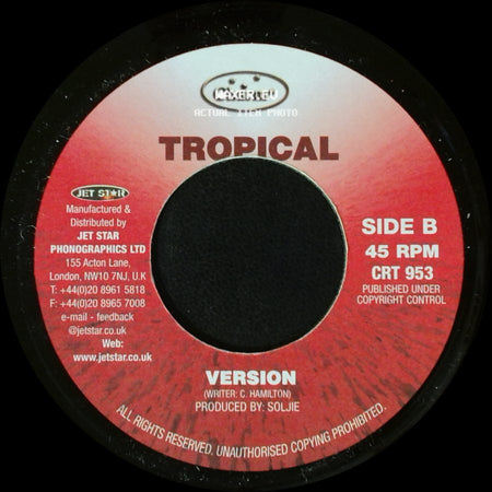 Len Hammond / Tropical - Call On Me / Version side B