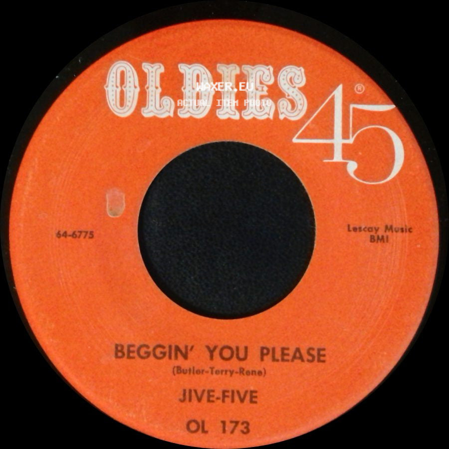 Jive-Five - Beggin' You Please / What Time Is It? side A