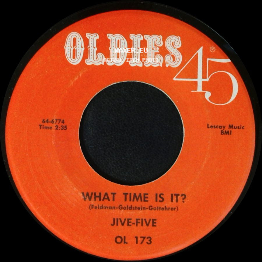 Jive-Five - Beggin' You Please / What Time Is It? side B