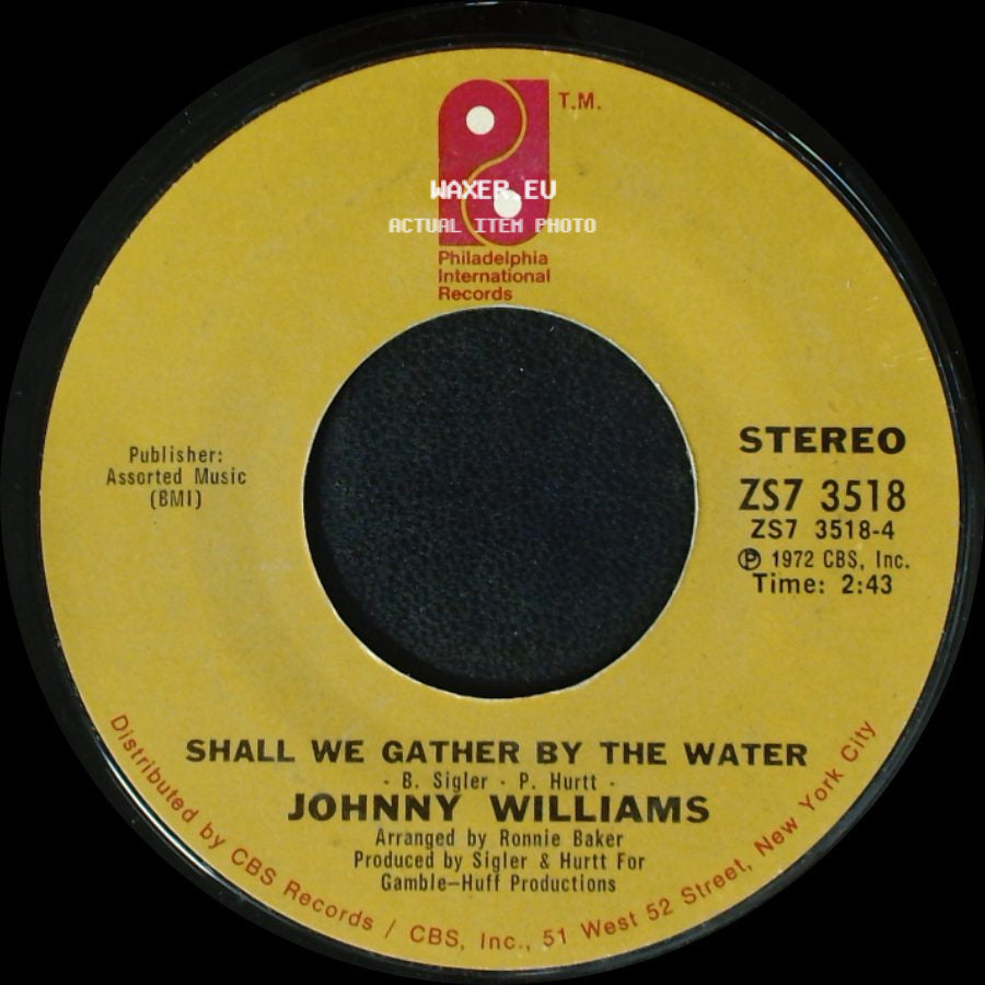 Johnny Williams - Slow Motion (Part 1) / Shall We Gather By The Water side B