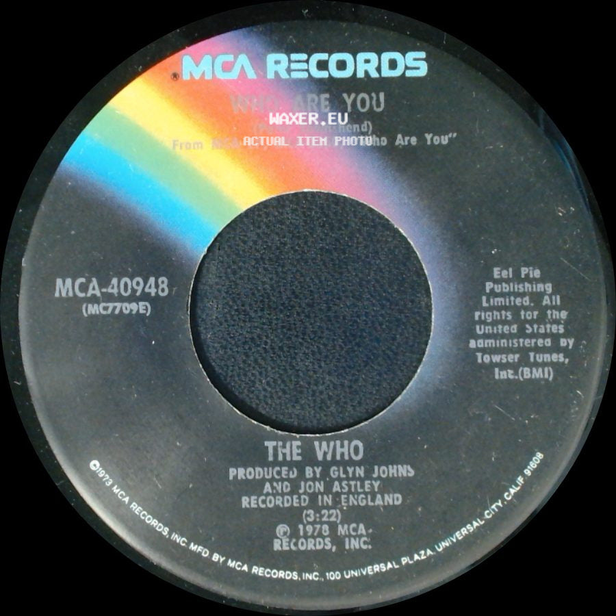 The Who - Had Enough / Who Are You side B