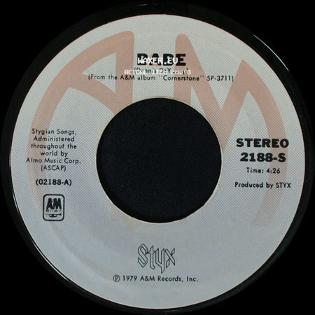 Styx - Babe / I'm O.K. side A