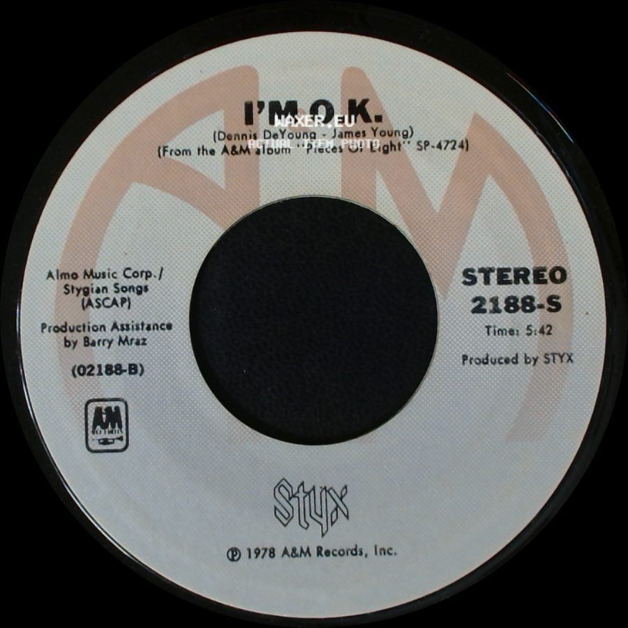 Styx - Babe / I'm O.K. side B