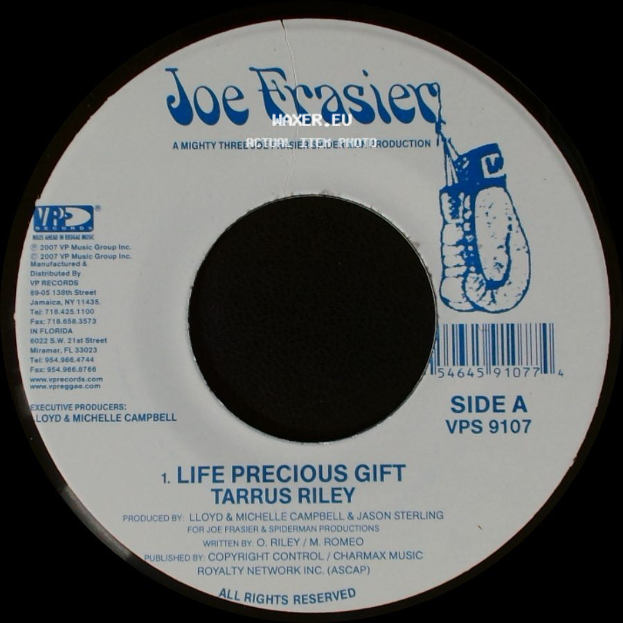Tarrus Riley / Joe Frasier - Life Precious Gift / Version side A