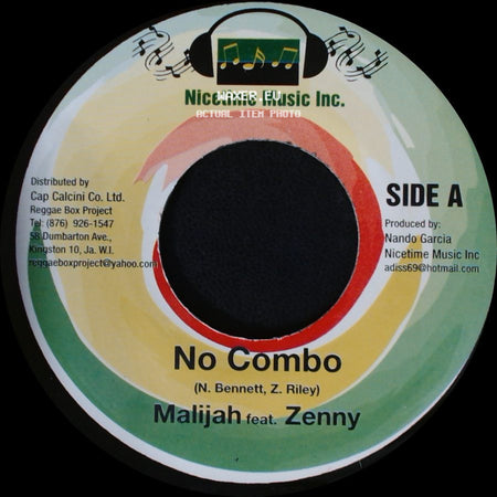 Malijah Feat. Zenny / Jah Cure - No Combo / Forever side A