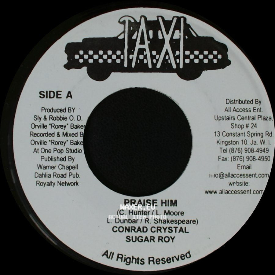 Conrad Crystal, Sugar Roy - Praise Him / Baltimore side A