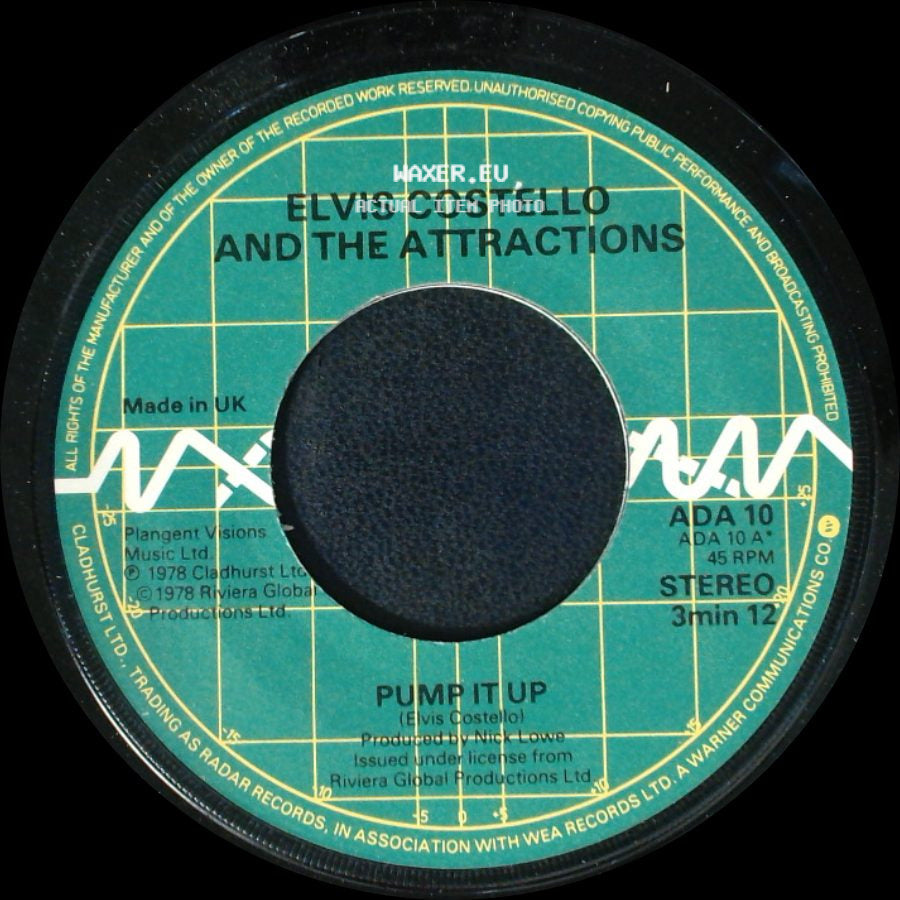 Elvis Costello And The Attractions - Big Tears / Pump It Up side B
