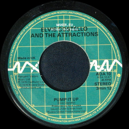 Elvis Costello And The Attractions - Big Tears / Pump It Up side B