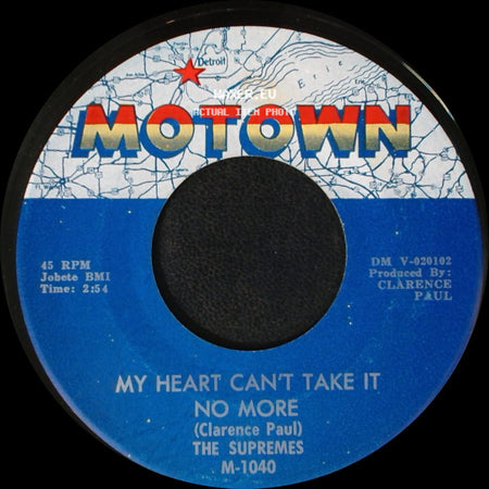 The Supremes - You Bring Back Memories / My Heart Can't Take It No More side B