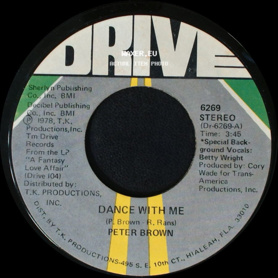 Peter Brown - For Your Love / Dance With Me side B